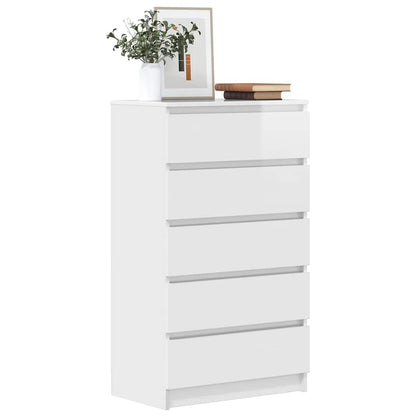 Drawer Cabinet 60X36X103 Cm Engineered Wood