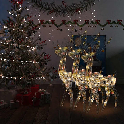 Acrylic Reindeer Christmas Decoration 140 Leds 120 Cm