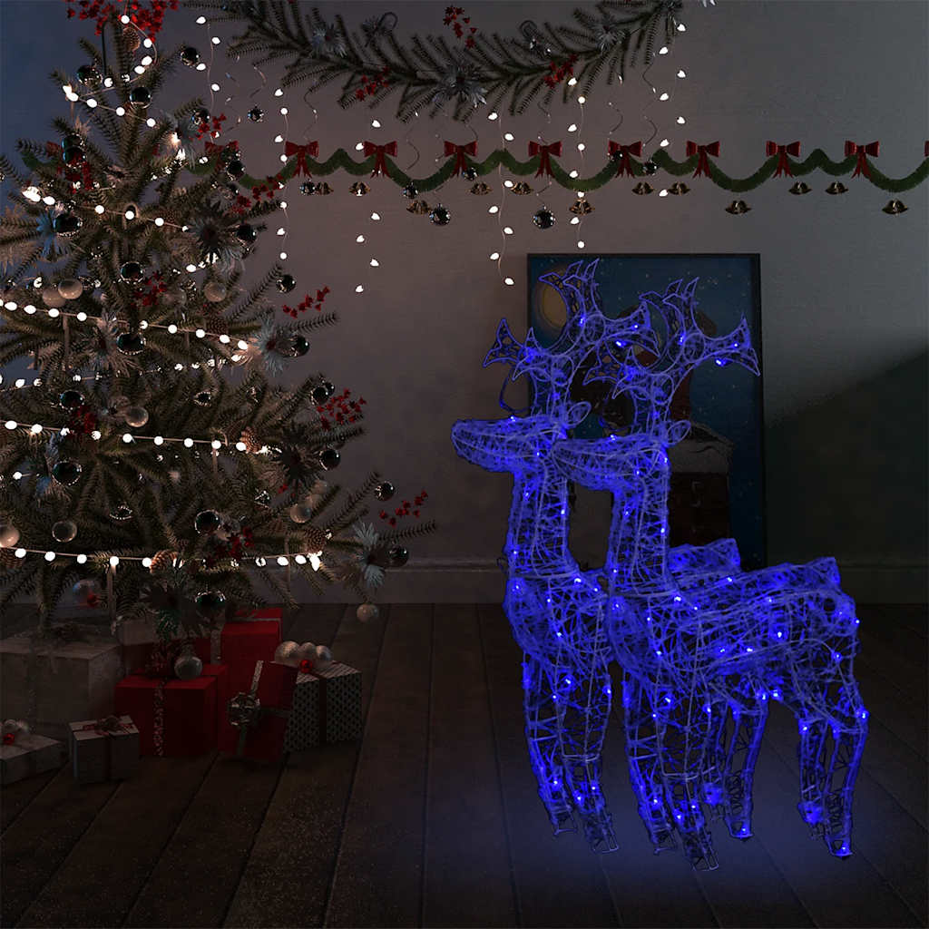 Acrylic Reindeer Christmas Decoration 140 Leds 120 Cm