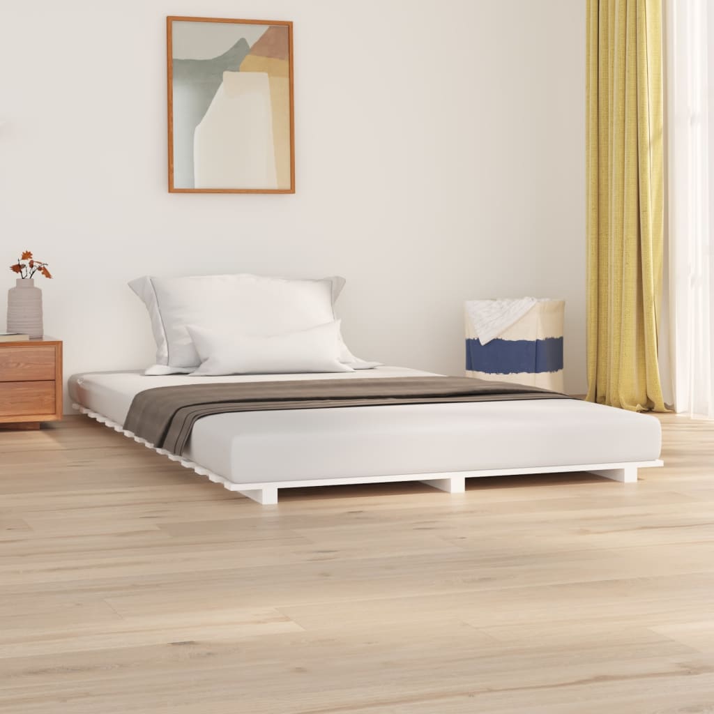 Bed Frame Without Mattress Solid Wood Pine