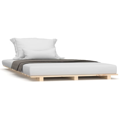 Bed Frame Without Mattress Solid Wood Pine