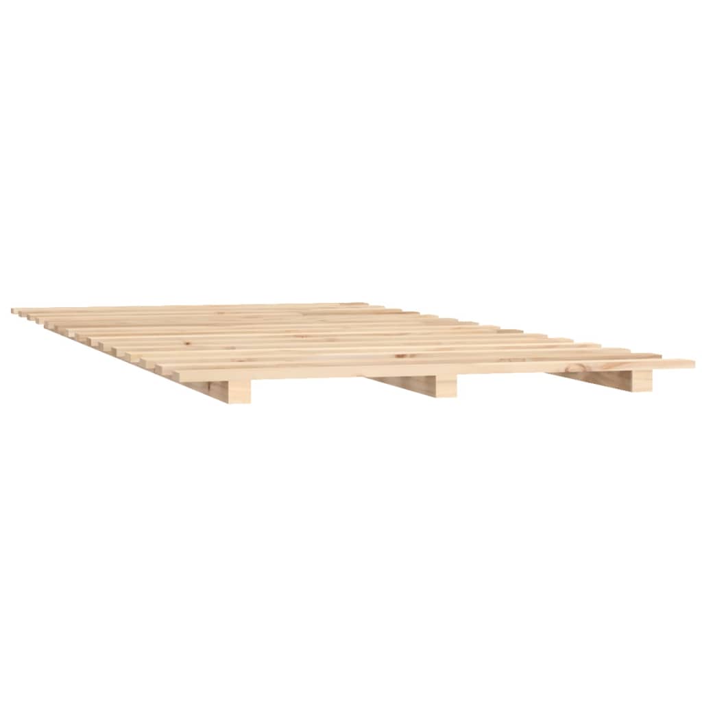 Bed Frame Without Mattress Solid Wood Pine