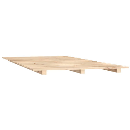 Bed Frame Without Mattress Solid Wood Pine