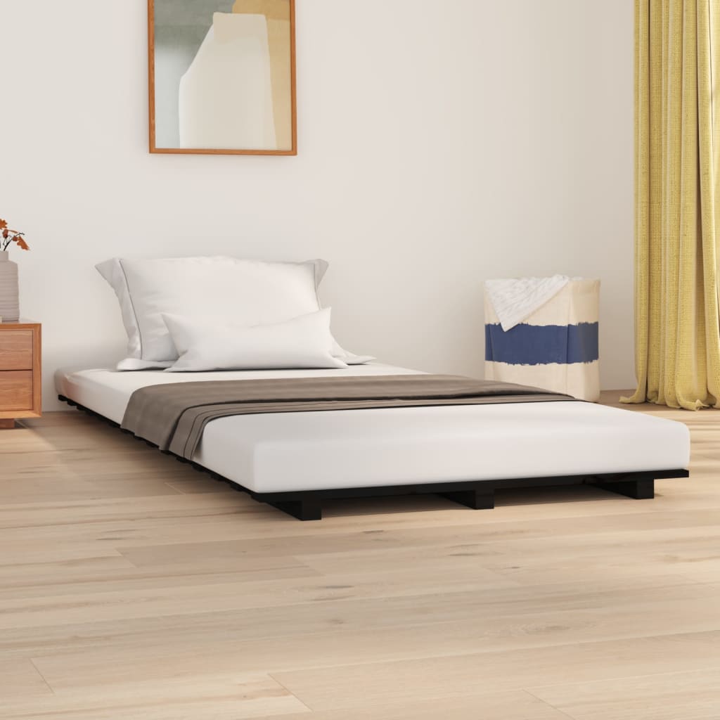 Bed Frame Without Mattress Solid Wood Pine