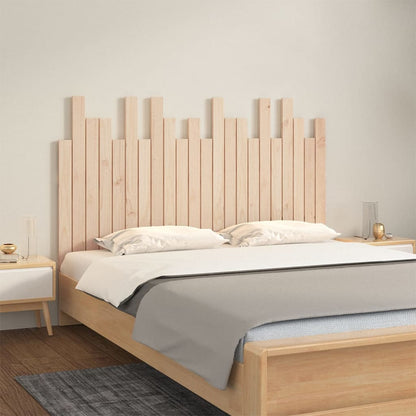 Wall Headboard 185 Cm Solid Wood Pine