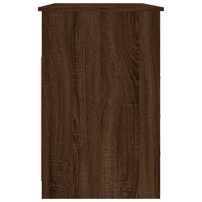 Desk With Drawers 102X50X76 Cm Engineered Wood