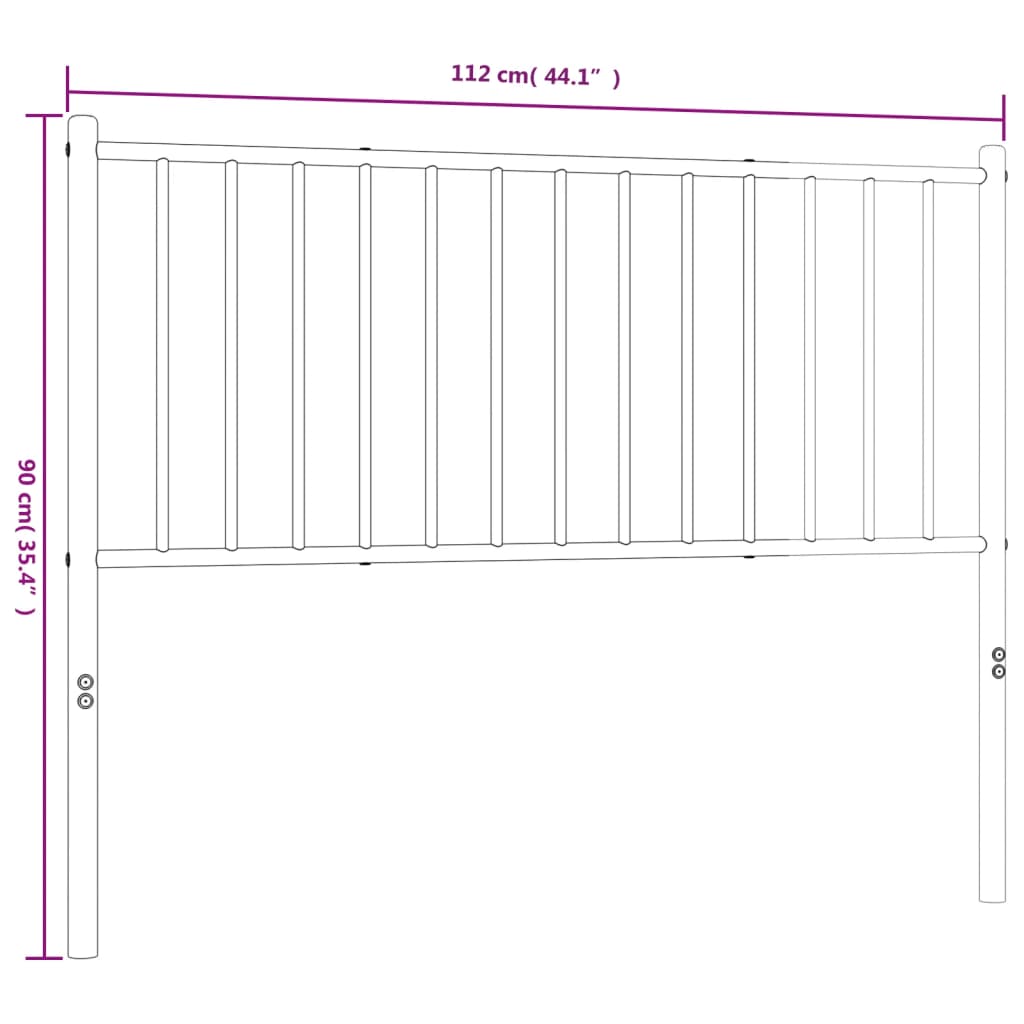 Metal Headboard King Single