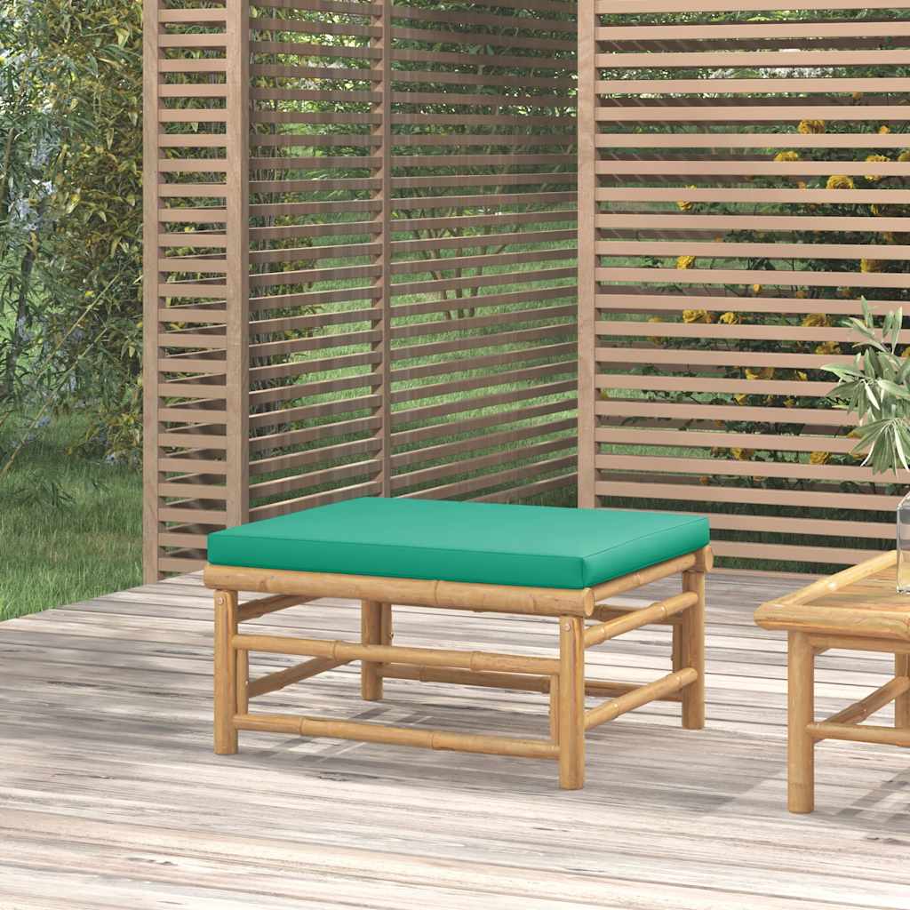 Garden Sofa With Cushions Bamboo