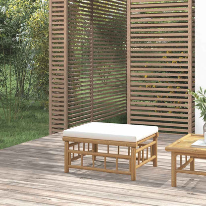 Garden Sofa With Cushions Bamboo
