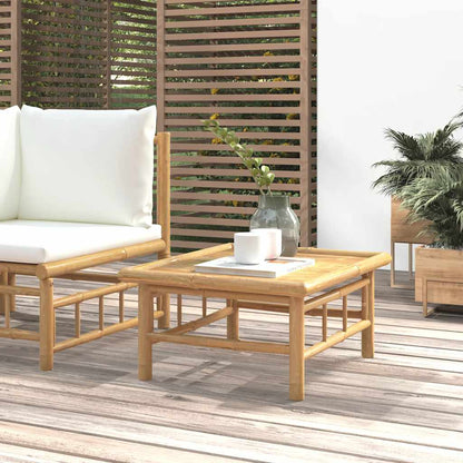 Garden Sofa With Cushions Bamboo