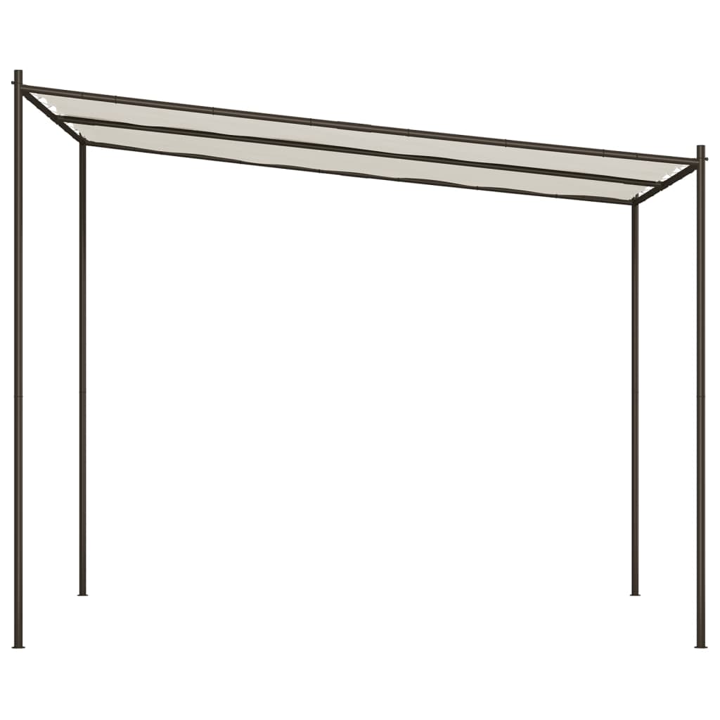 Gazebo White 3X3 M 180 G/M² Fabric And Steel