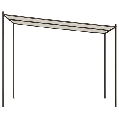 Gazebo White 3X3 M 180 G/M² Fabric And Steel