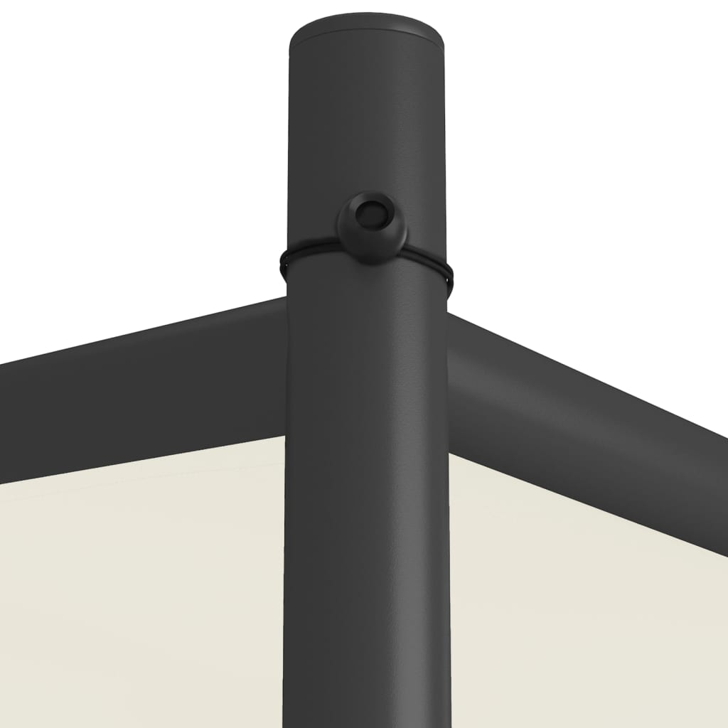 Gazebo White 3X3 M 180 G/M² Fabric And Steel