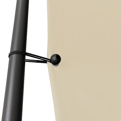 Gazebo Beige 3X3 M 180 G/M² Fabric And Steel