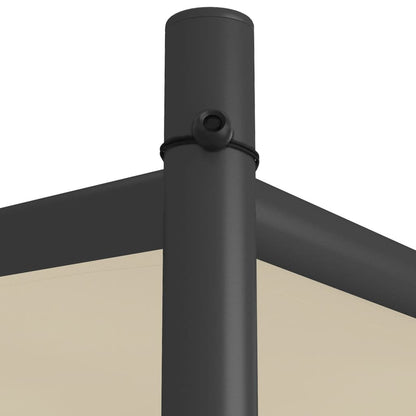Gazebo Beige 3X3 M 180 G/M² Fabric And Steel