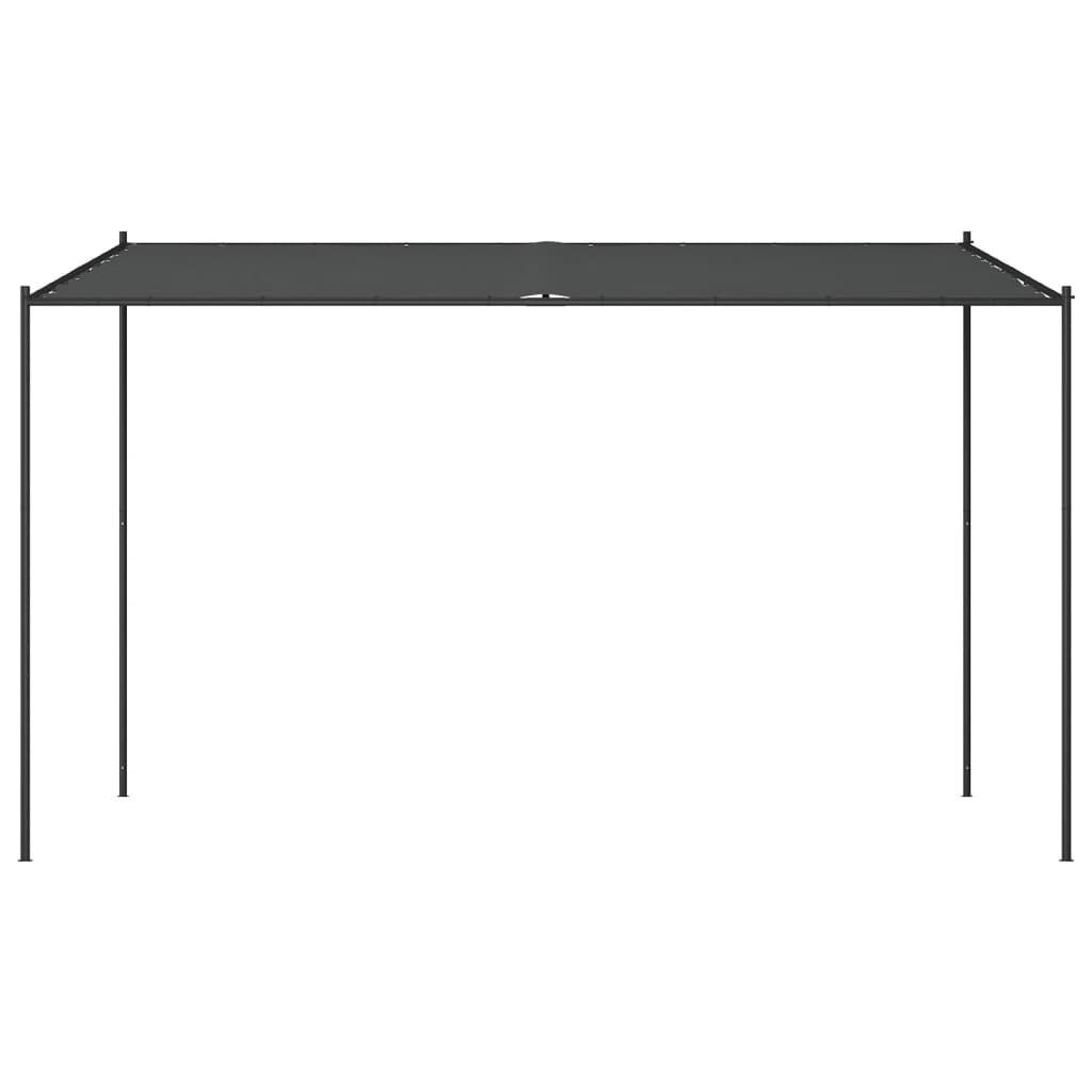 Gazebo Anthracite 4X4 M 180 G/M² Fabric And Steel