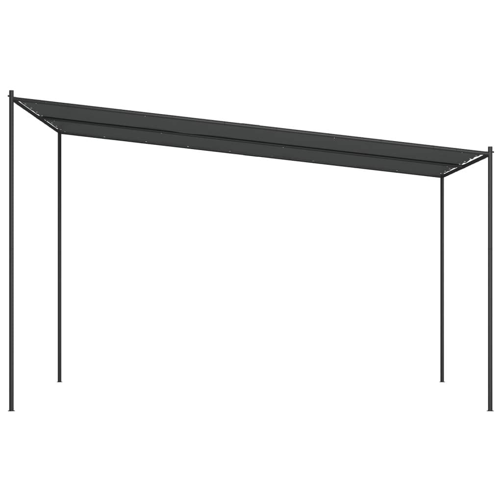 Gazebo Anthracite 4X4 M 180 G/M² Fabric And Steel
