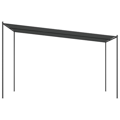 Gazebo Anthracite 4X4 M 180 G/M² Fabric And Steel