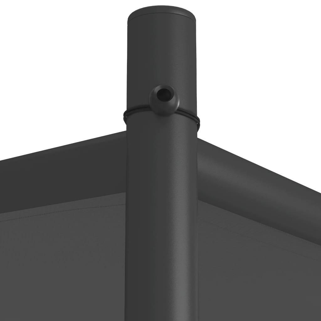 Gazebo Anthracite 4X4 M 180 G/M² Fabric And Steel