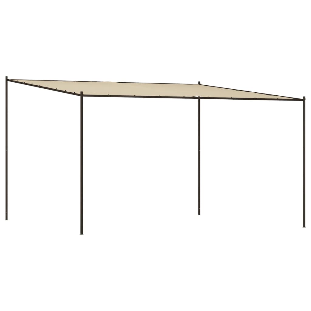 Gazebo Beige 4X4 M 180 G/M² Fabric And Steel