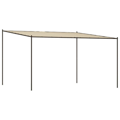 Gazebo Beige 4X4 M 180 G/M² Fabric And Steel