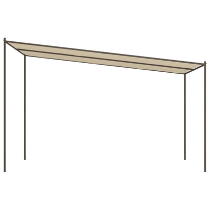 Gazebo Beige 4X4 M 180 G/M² Fabric And Steel