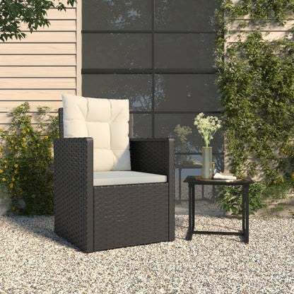 Garden Armchair With Cushions Poly Rattan