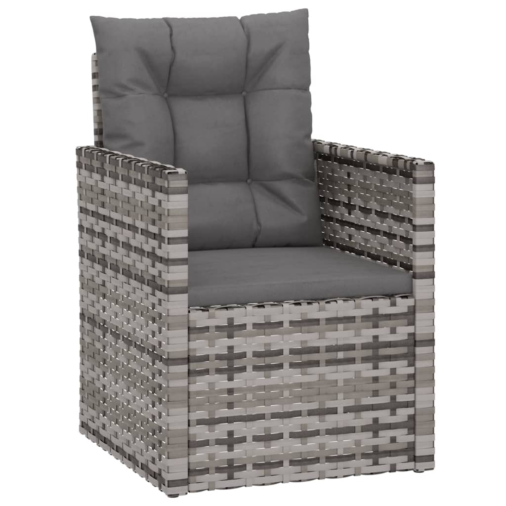 Garden Armchair With Cushions Poly Rattan