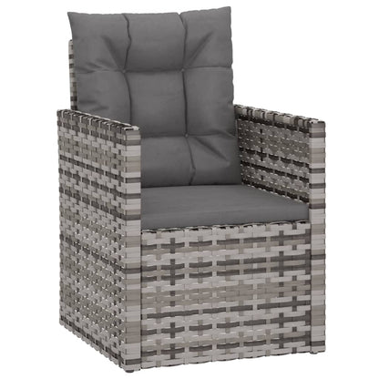 Garden Armchair With Cushions Poly Rattan