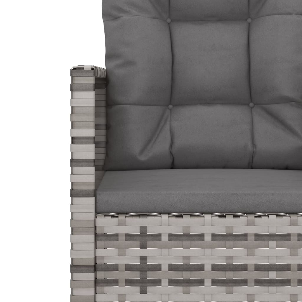 Garden Armchair With Cushions Poly Rattan