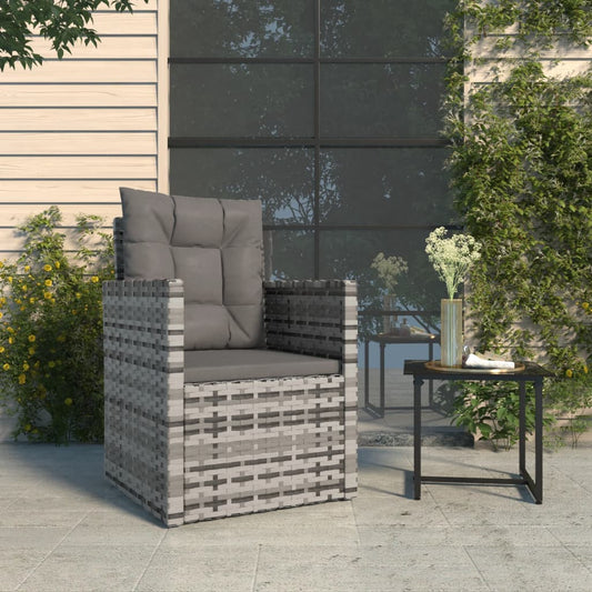 Garden Armchair With Cushions Poly Rattan
