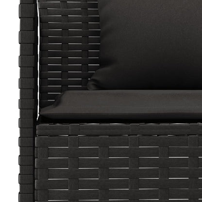 2 Piece Garden Dining Set With Cushions Poly Rattan