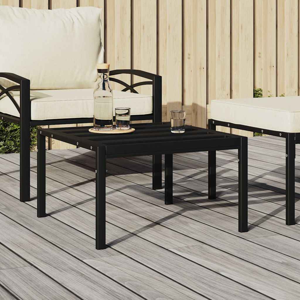Garden Footstools With Cushions 2 Pcs 60X60X35 Cm Steel