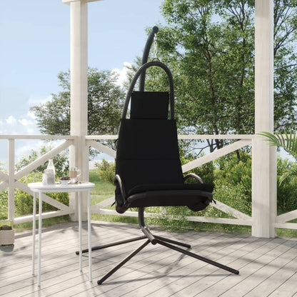 Garden Swing Chair With Cushion Oxford Fabric And Steel