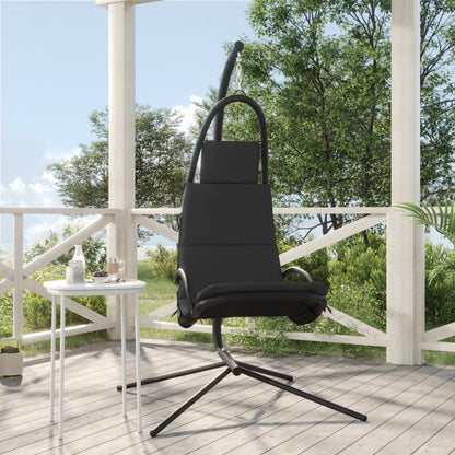 Garden Swing Chair With Cushion Oxford Fabric And Steel