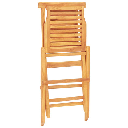 Folding Garden Chairs 2 Pcs 47X63X90 Cm Solid Wood Teak