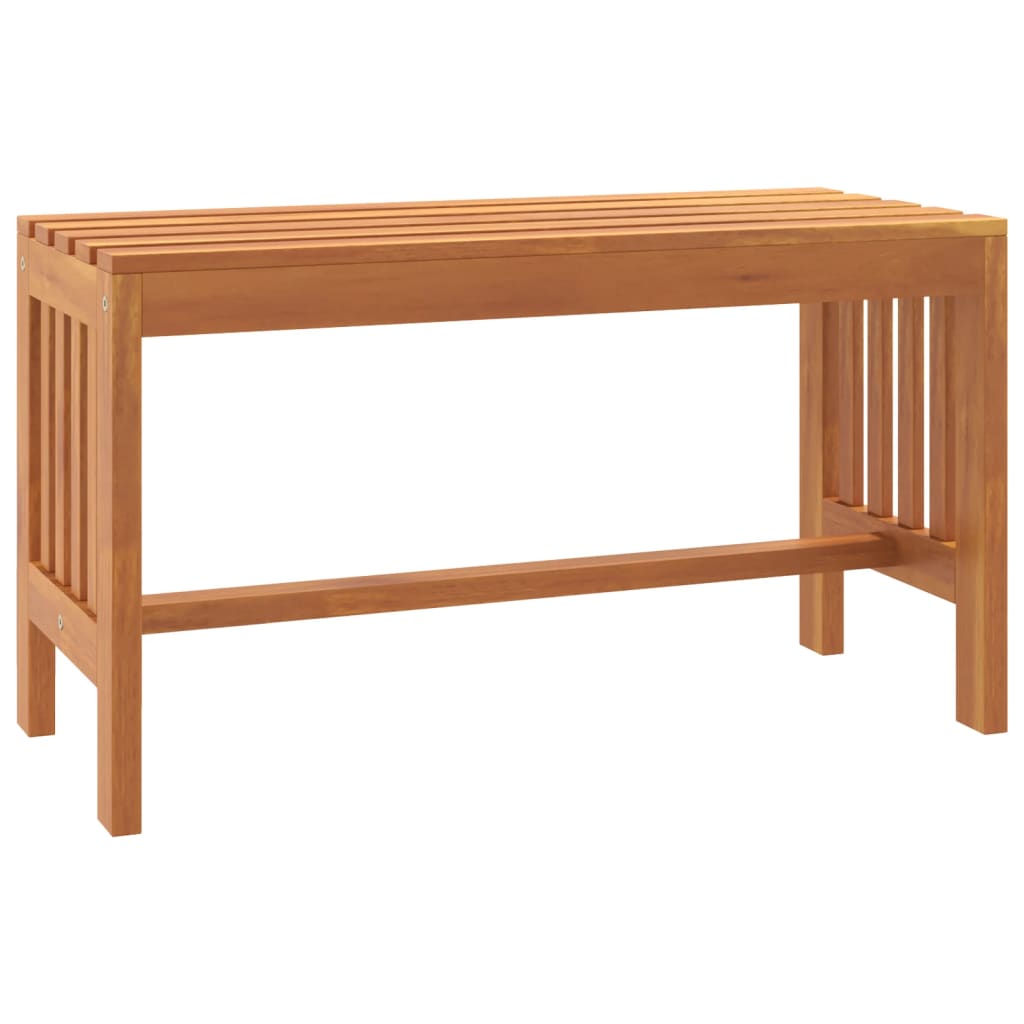 Garden Bench 80 Cm Solid Wood Eucalyptus
