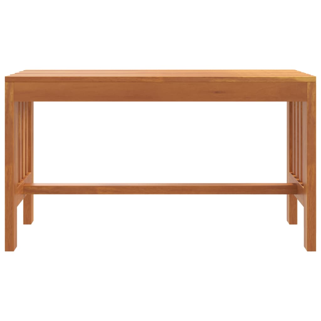 Garden Bench 80 Cm Solid Wood Eucalyptus
