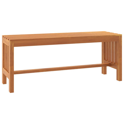Garden Bench 110 Cm Solid Wood Eucalyptus