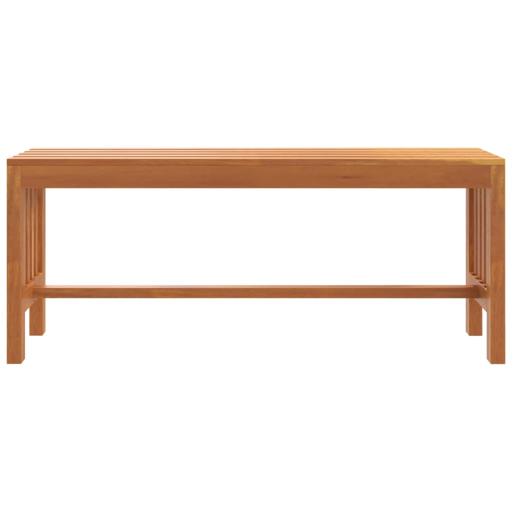 Garden Bench 110 Cm Solid Wood Eucalyptus