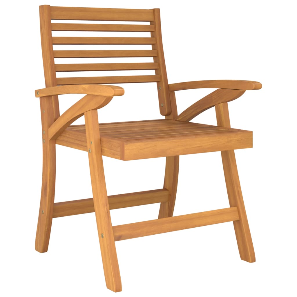 Garden Chairs 2 Pcs 58X58X87 Cm Solid Wood Acacia