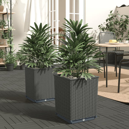 Planters 4 Pcs 30X30X37 Cm Polypropylene