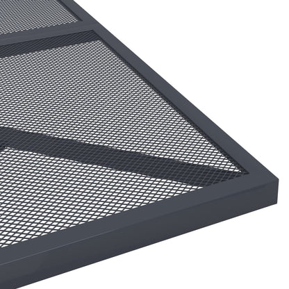 Garden Table Anthracite Steel Mesh