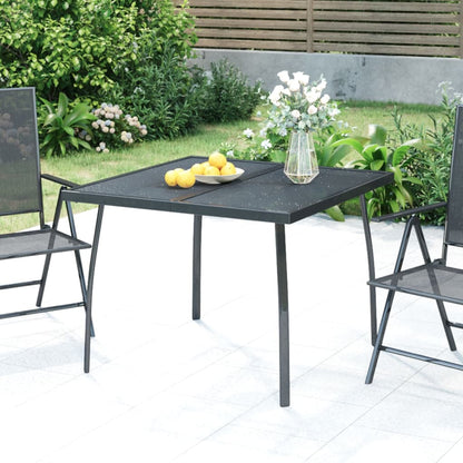 Garden Table Anthracite Steel Mesh