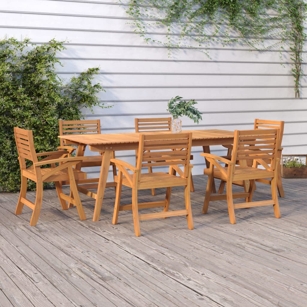 Garden Chairs 2 Pcs 58X58X87 Cm Solid Wood Acacia