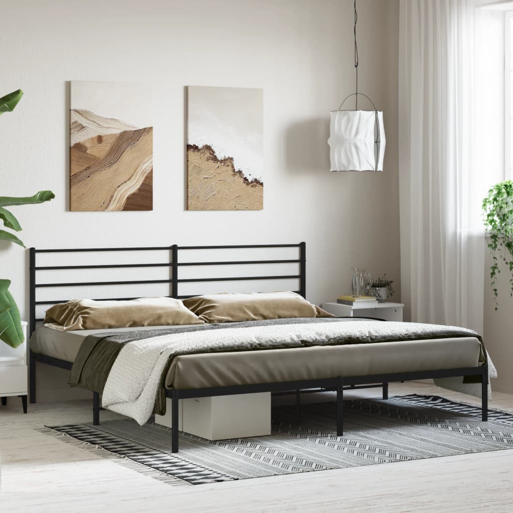 Metal Bed Frame Without Mattress