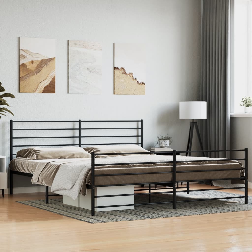 Metal Bed Frame Without Mattress