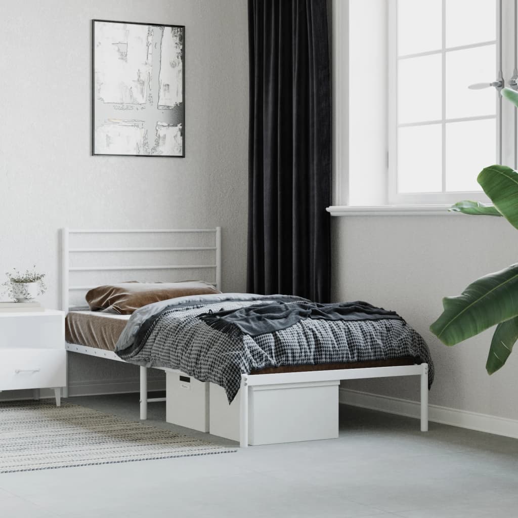 Metal Bed Frame Without Mattress
