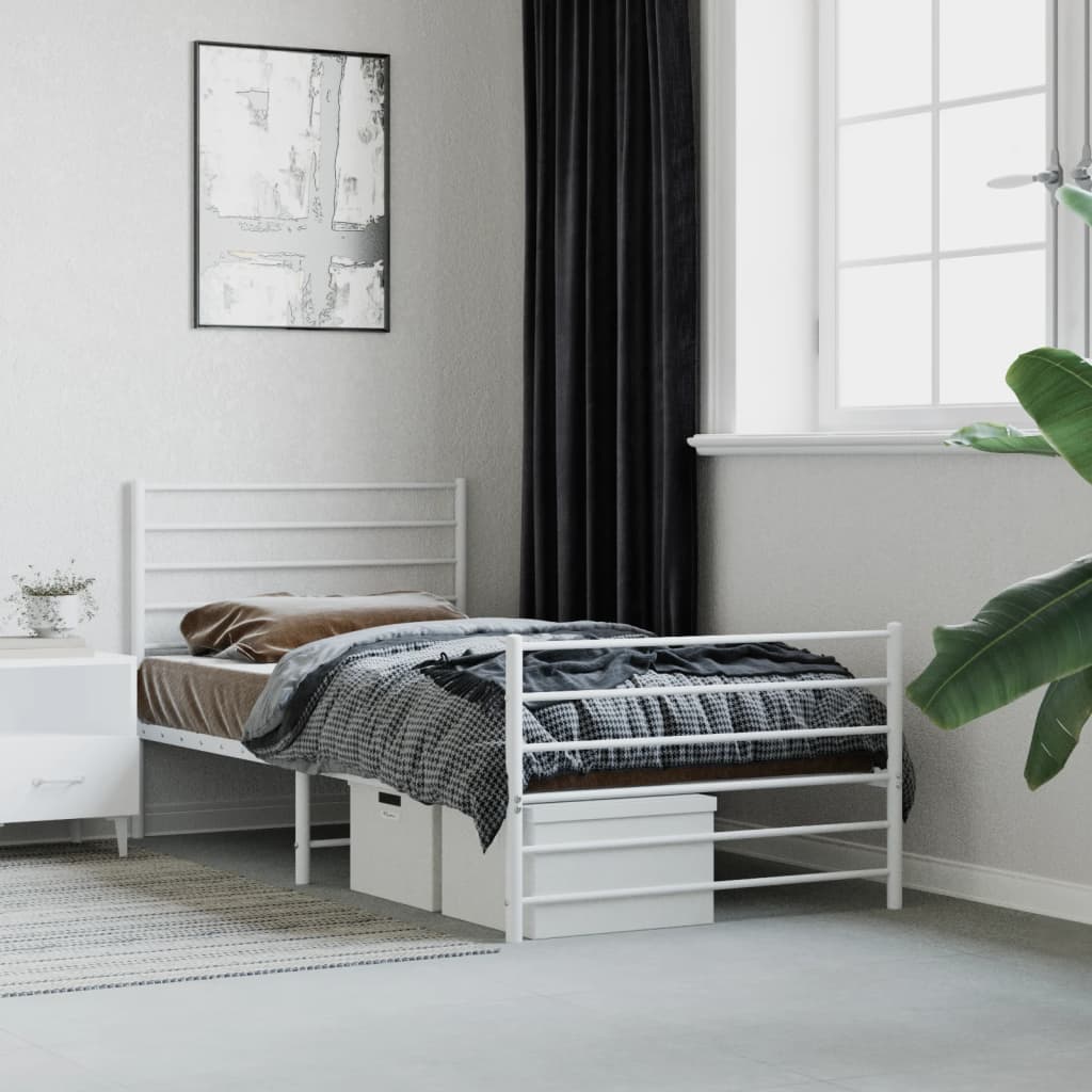 Metal Bed Frame Without Mattress