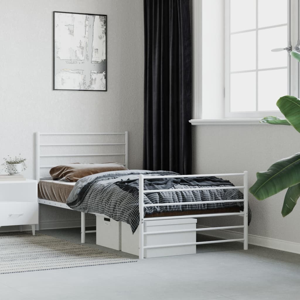 Metal Bed Frame Without Mattress